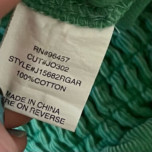 Stitch & Pine Green Corduroy Pull On High Waisted Shorts Sz M Tennis Prep - Picture 7 of 8